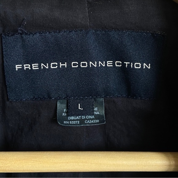 French Connection Navy Duster Coat - Picture 4 of 4